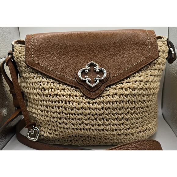 Brighton Finley Flap Straw Crossbody bag - Picture 1 of 13